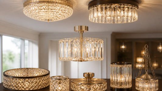 Modern Crystal Chandeliers for Low Ceilings